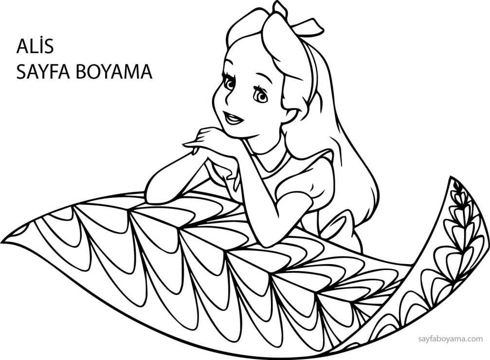 Alis Yaprak Boyama Sayfası Sayfa Boyama Alis Yaprak Boyama Sayfası Sayfa Boyama